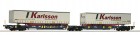 67400 Roco Articulated intermodal car of Green Cargo